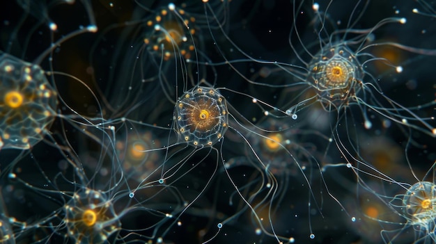 Una mirada más de cerca a una colonia de plancton microscópico con una asombrosa variedad de formas y tamaños de