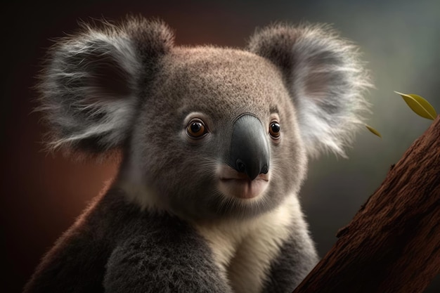 Mirada en profundidad a un koala