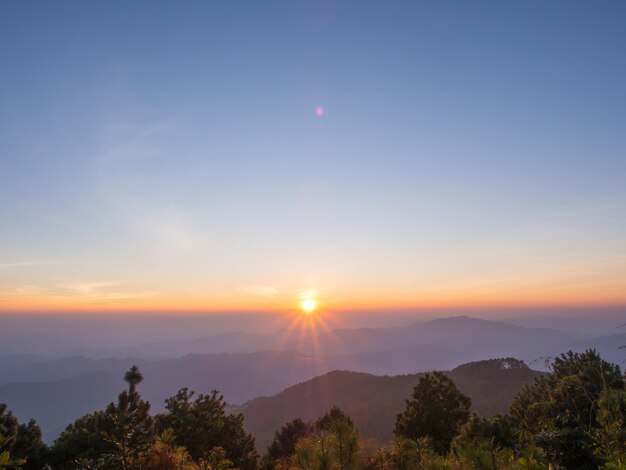 Mirador del atardecer en Tailandia