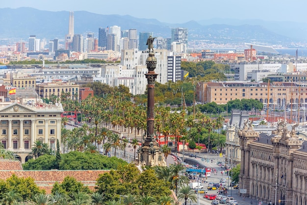 Mirador de Colom em Barcelona Espanha