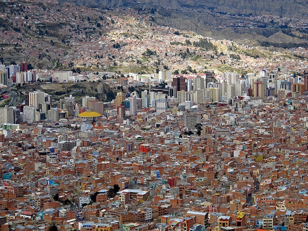 Mirador Killi Killi der Blick auf das Zentrum von La Paz Bolivien