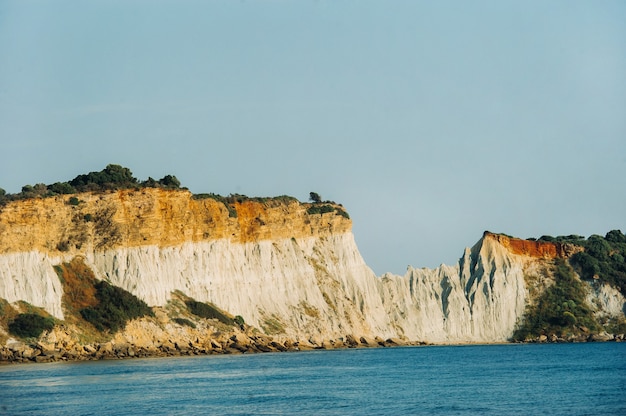 Mirador de la playa de gerakas en la isla de zakynthos