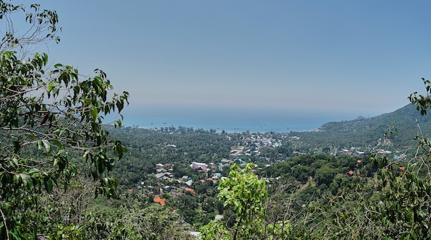 Miradouro de koh tao, tailândia