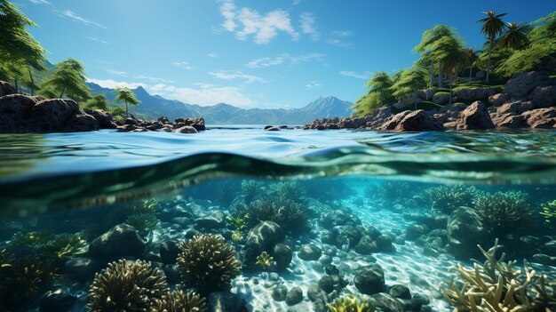 Foto mirando una isla desde el agua