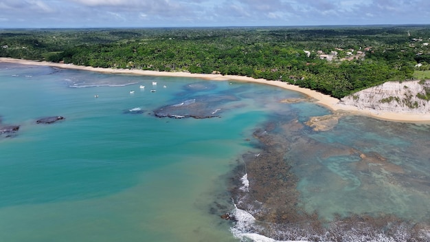 Mirror Beach in Trancoso Bahia im Nordosten Brasiliens