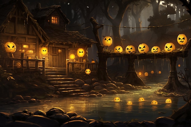 El misterio del bosque de Halloween