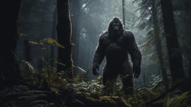 Misterioso avistamiento de Bigfoot en lo profundo del bosque