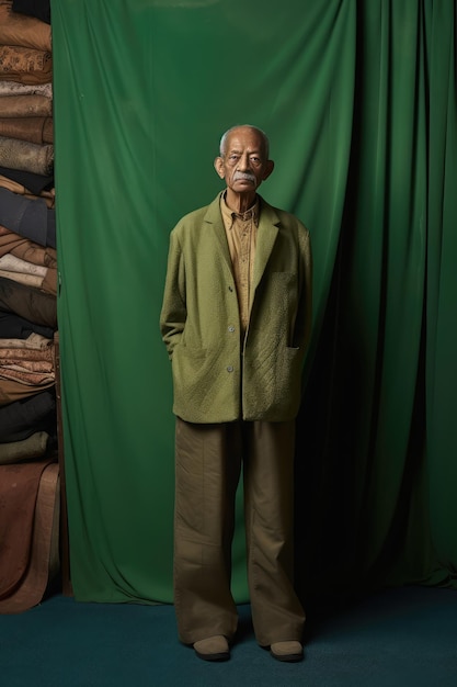 El misterioso hombre del traje verde