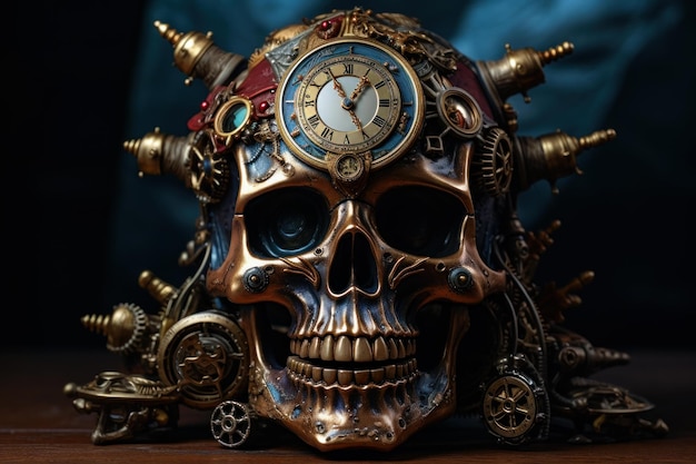 El misterioso pirata de la calavera 3D genera Ai