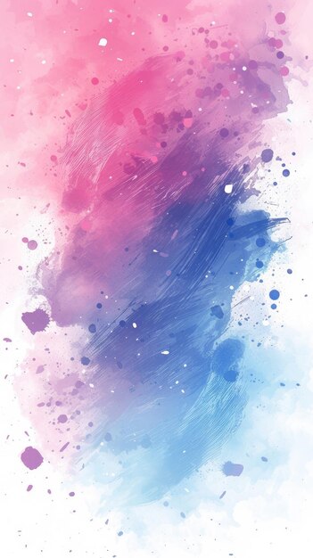 Mistura de aquarelas pastel com textura vertical abstrata para o Instagram Story Banner