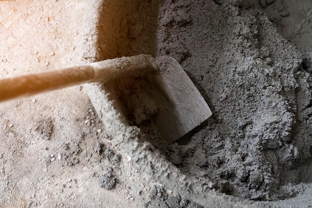 Foto misturador de concreto para construção