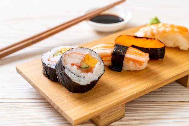 Misturar conjunto de sushi