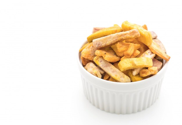 Foto misture batatas fritas