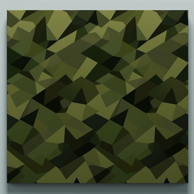Misture-se com o Exército Selvagem Camo Verde Um padrão repetitivo sem costura