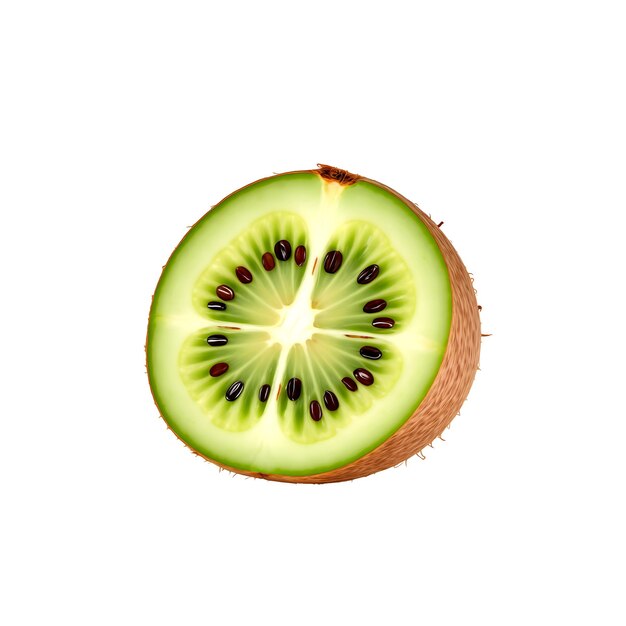 Foto la mitad de un kiwi