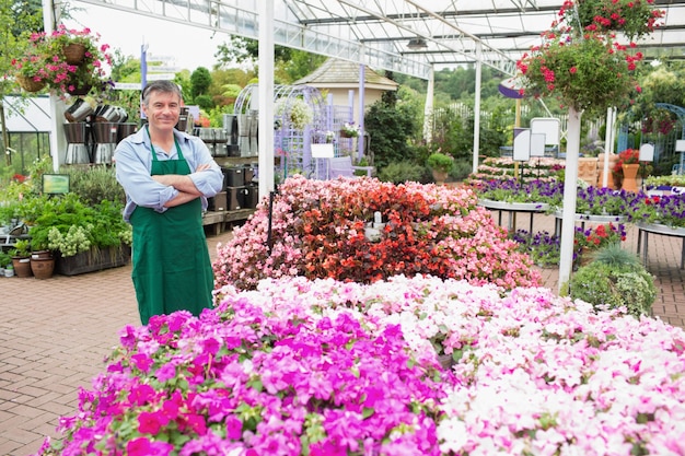 Mitarbeiter im Gartencenter