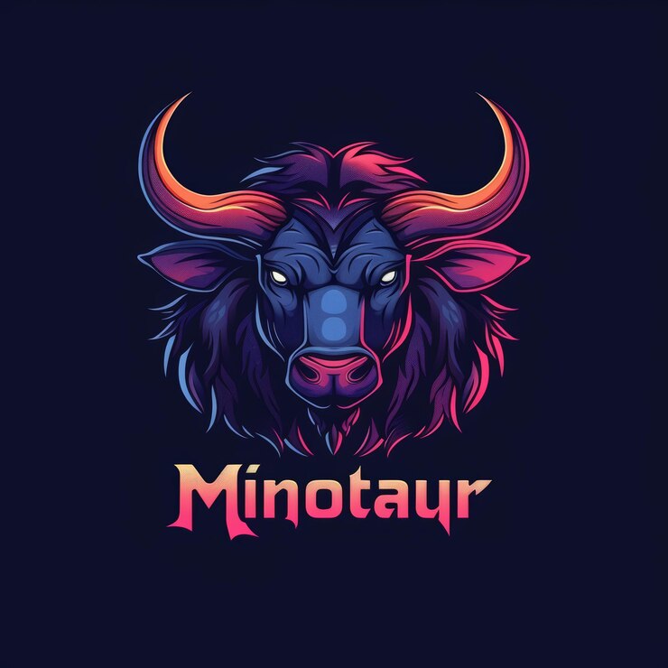 Foto el mítico logotipo de la marca minotauro ai generativa