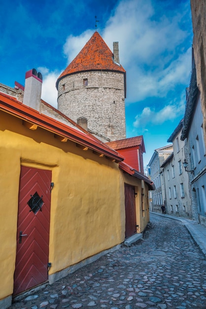 Mittelalterliche alte Straßen von Tallinn