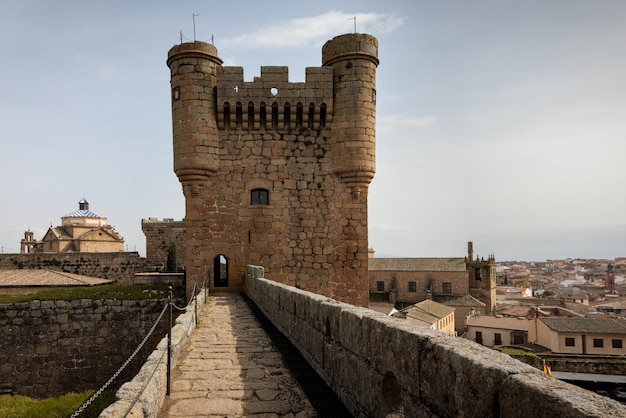 Mittelalterliche Burg in Oropesa Toledo Spanien