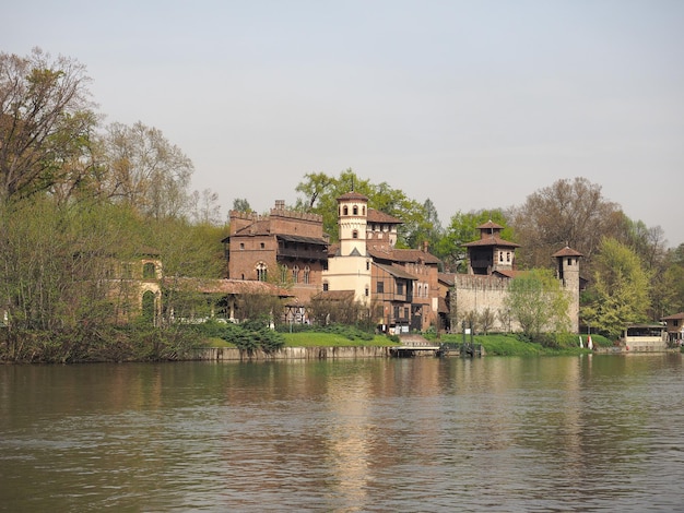 Mittelalterliche Burg in Turin