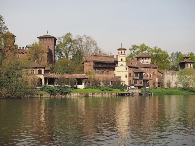 Mittelalterliche Burg in Turin