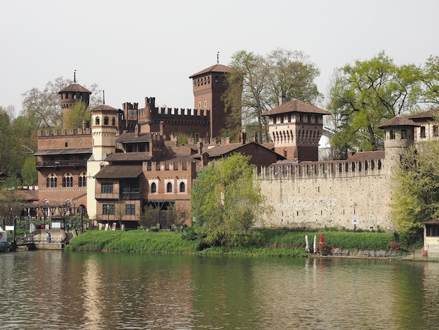 Mittelalterliche Burg in Turin