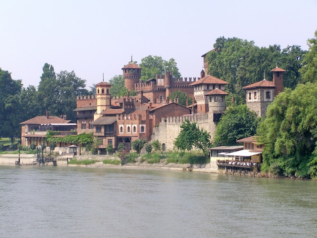 Mittelalterliche Burg in Turin