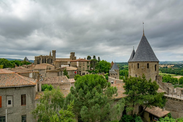 Mittelalterliche Burg von Carcassonne Frankreich