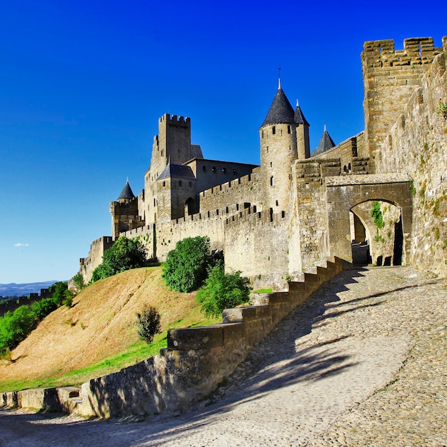 Mittelalterliche Burg von Frankreich