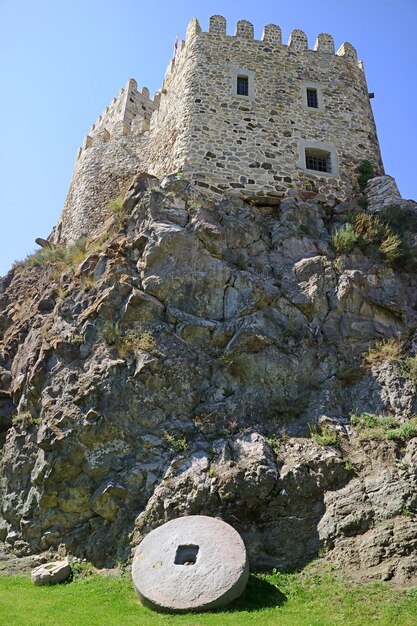 Mittelalterliche Festungstürme der Festung Rabati in der Stadt Achalziche Georgien