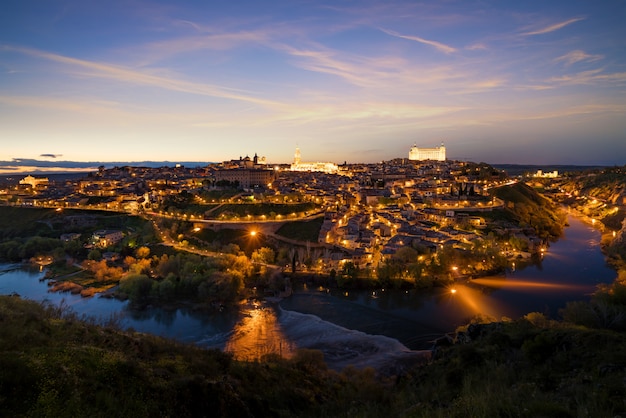 Mittelalterliche Mitte der Stadt von Toledo, Spanien.