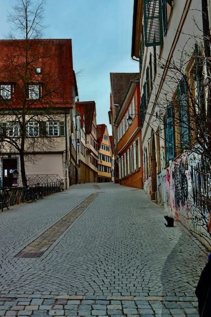 Foto mittelalterliche stadt in deutschland