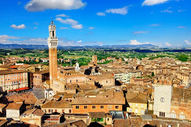 mittelalterliche Stadt Siena