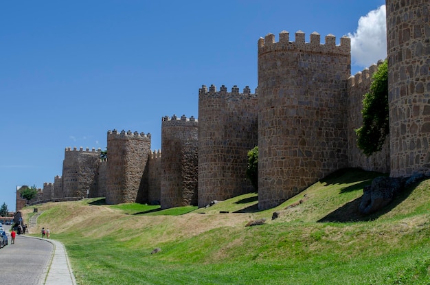 Mittelalterliche Stadtmauern von Avila Spanien