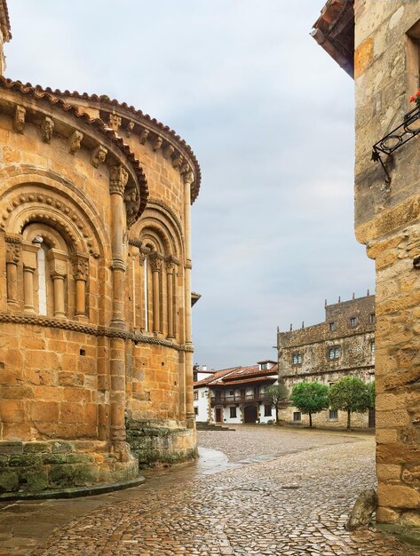 Mittelalterliche Straßen von Santillana del Mar, Spanien