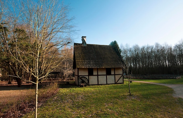 Mittelalterliches Dorf in Bröndby Dänemark