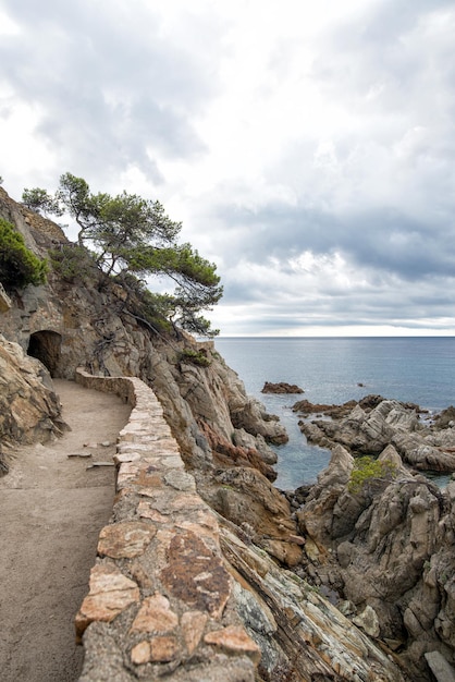 Mittelmeer an der Costa Brava Lloret de Mar, Spanien