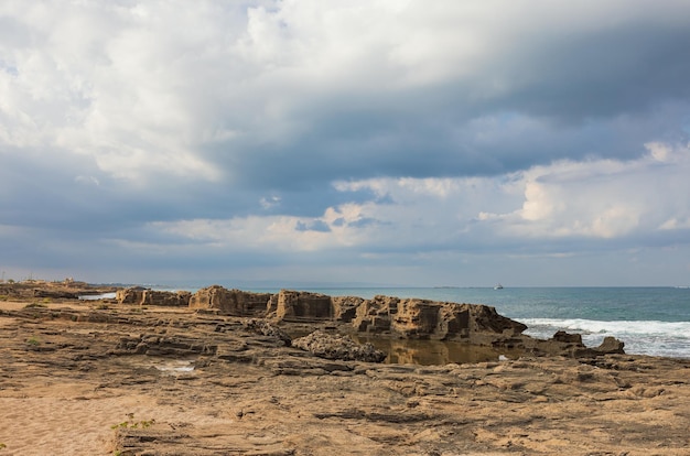 Mittelmeerküste im Norden Israels