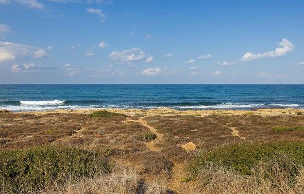 Mittelmeerküste im Norden Israels