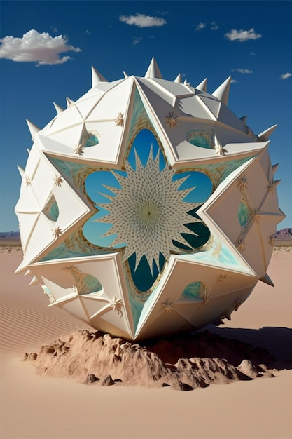 Mitten in der generativen Wüsten-Ki befindet sich ein großes weißes Objekt