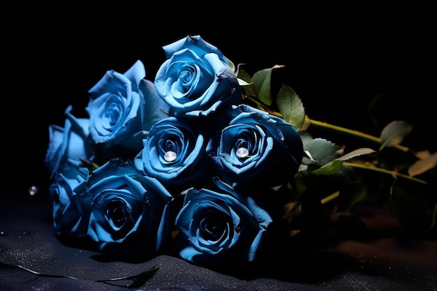 Mitternachtsblau Mirage Blau Geschenkefoto