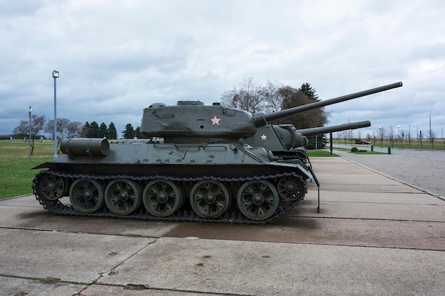 Mittlerer Panzer T34 aus der Gedenkstätte Kurgan Slavy Minsk, Weißrussland