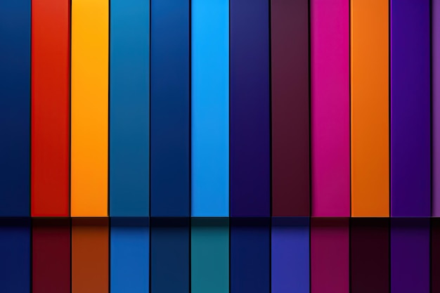 Foto mixing contrasting colors präsentiert eine sammlung auffallender bilder, die die kraft von farbkontrasten umfassen, die mit ki generiert wurden.