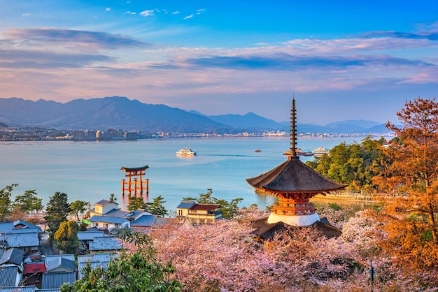 Foto miyajima hiroshima japan