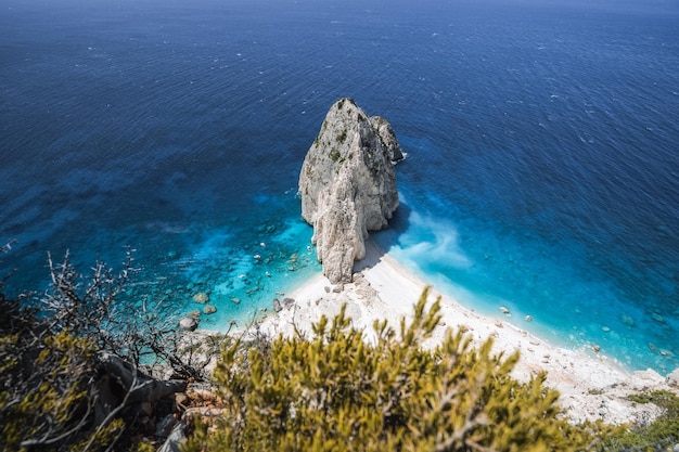 Mizithres-Klippenfelsen auf der ionischen Insel Zakynthos in Griechenland