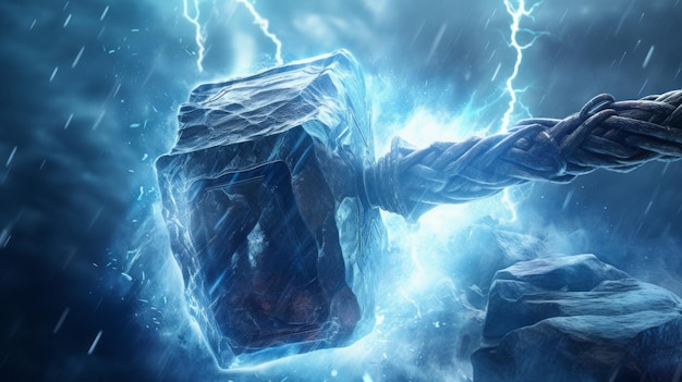 Mjlnir o martelo do deus nórdico torgenerativo ai