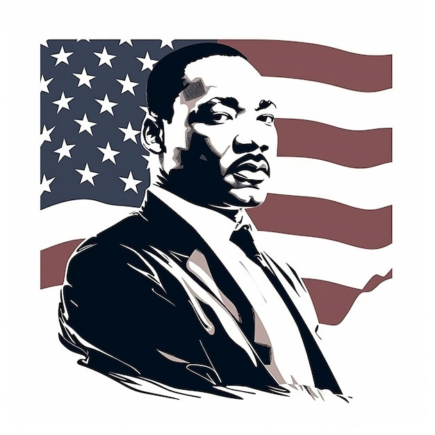 Foto mlk-tag martin luther king jr. generativ ai