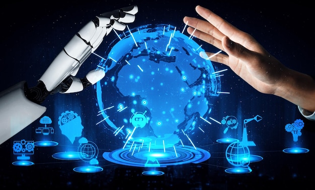 MLP El futuro robot de inteligencia artificial y cyborg