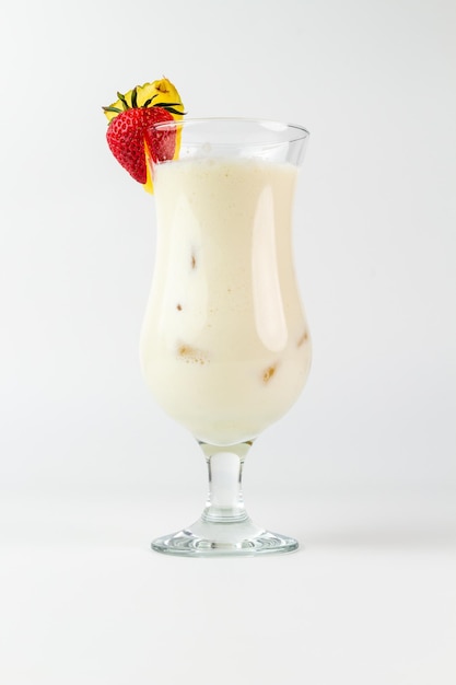 MMilchshake mit Banane und Erdbeere