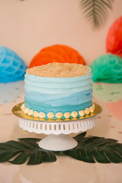 Moana Cake pastelito temático con buttercream